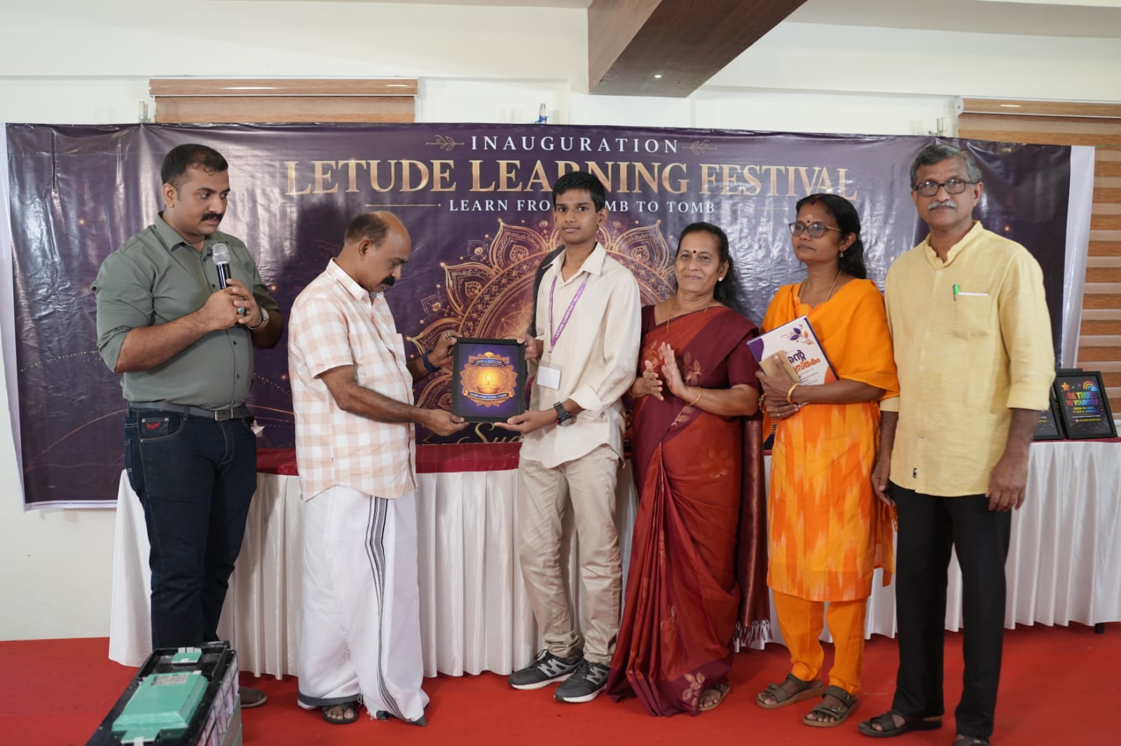 Gem of Letude Award presentation at Letude Learning Festival inauguration